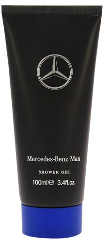 Mercedes-Benz Man - Gel Douche Lavage du Corps - Lavage du Corps pour Hommes - Parfums de Cèdre et Mousse de Chêne - Gel Douche Hydratant - 100 ml