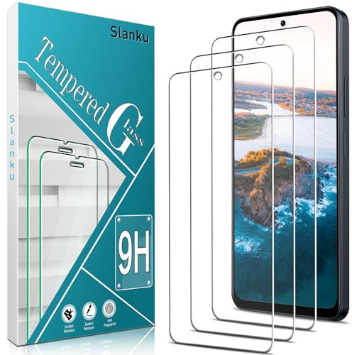 Slanku [3 Pezzi Pellicola Vetro Temperato per Xiaomi Redmi Note 12, Pellicola Protettiva, Anti Graffio, Anti-Impronte, Durezza 9H
