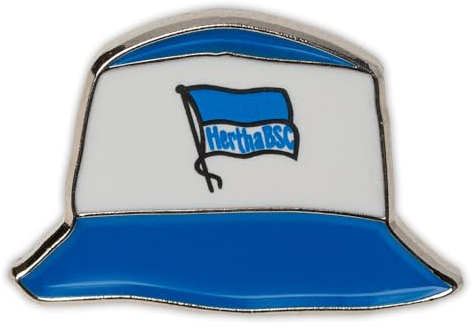 Hertha BSC Berlin Pin - Fischerhut - blau/weiß Anstecker HBSCB