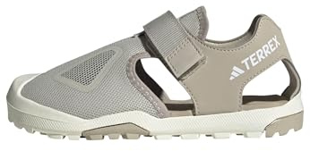adidas Unisex Kids Terrex Captain Toey 2.0 Sandals, putty grey/wonder beige/off white, 5 UK