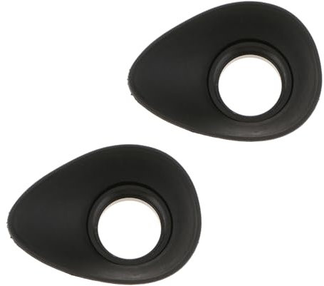 SUCHUANGUANG 2 pièces œilletons de télescopes 22 mm de diamètre intérieur Couvercle d'oculaire Pliable télescopes œilletons en Caoutchouc pour Caoutchouc de Microscope 42-48 mm
