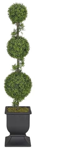 Puleo International Kunstpflanze Buchsbaum, 152,4 cm, Grün