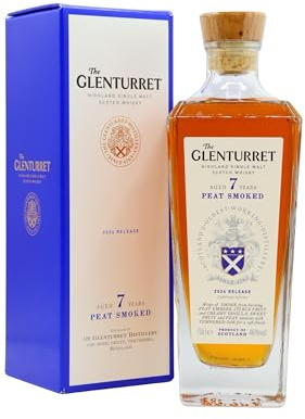 Glenturret - 7 year old 2024 Release Peat Smoked Single Malt Scotch Whisky 70cl 46% ABV