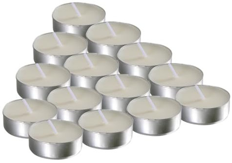 Garneck 10stücke Duftkerzen Weiß Led-kerzen Kerzenlichter Kunststoffkerzen Led-geburtstagskerzen Teelichter Für Partys Hochzeiten Tischdeko