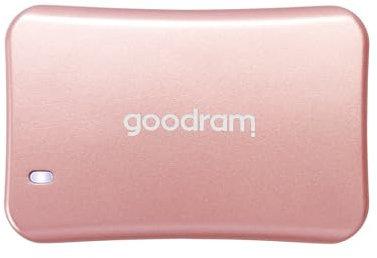 goodram - SSD Externe - HX200 - USB Type C + A - Interface USB 3.2 Gen. 2 Haute Vitesse - pour PC, Ordinateurs Portables, Smartphones - 500 GB - Rose Gold