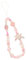 TSUOUKL 1pc Lanière de Téléphone en Perles, Chaîne Anti-Perte de Téléphone, Cordon Telephone Portable, Bijoux de Telephone, rose Longe de téléphone portable
