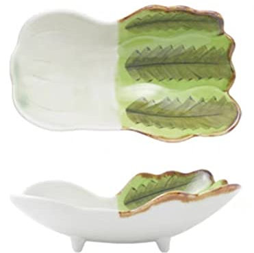 Dip-Schüsseln Kreatives Kohl-Keramik-Geschirr Obstteller Snackteller Obstteller Indoor-Gemüseteller Snack-Süßigkeitenteller Beilagenschalen