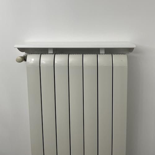 Universal Radiator Top Cover Shelf Bracket Kit for Cast Iron Radiators Heavy Duty Floating Wall Shelf with Lip Narrow Wall Mount Floating Shelf (170CM)