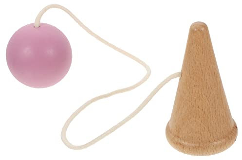 BESPORTBLE Lustiges Kendama aus Holz für Fördert Hand Augen Koordination Motorische Fähigkeiten für Gruppenspiele Trendigem Perfektes