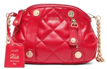 Liu Jo ECS POCHETTE Nero Scopri la borsa a tracolla in PU con lavorazione matelassé all-black, un accessorio versatile e raffinato. Con tracolla in catena rimovibile e charm logato, è perfetta per il