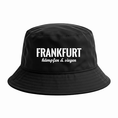 Frankfurt Kämpfen & Siegen Anglerhut | Bucket Hat & Mütze für Fußballfans – Unisex Fischerhut für Stadion, Ultras & Support – Streetwear für Männer & Frauen