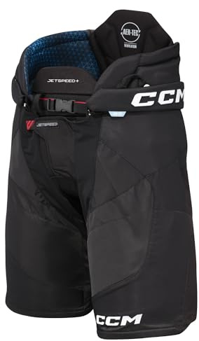 CCM JetSpeed+ - Pantaloni da hockey, Nero , L