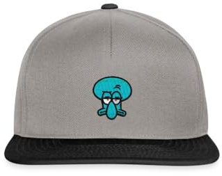 Spreadshirt Spongebob Schwammkopf Taddäus Stick-Motiv Snapback Cap