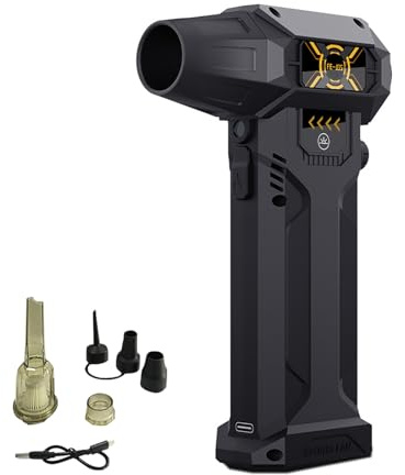 Obotsnoi Aspirateurs à main sans fil 130 000 tr/min, poids léger, compact, idéal pour la maison, le bureau, la voiture, les dépoussiéreurs électriques pour appareils électroniques