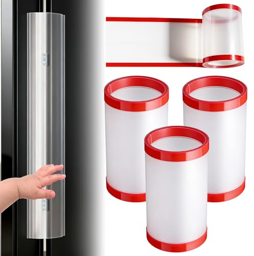 3 pcs Fingerklemmschutz Türen für Kinder, 18x120CM Tür Fingerschutz Finger Klemm Schutz, Klemmschutz Tür Selbstklebend für Klassenzimmer, Kindergarten, Schlafzimmer (3PCS)