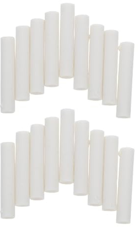 SUPVOX Recharges de Gomme pour Porte-mine 60 Pcs 5 X 25 Mm en Caoutchouc Effaçable Blanc, Compatibles Recharges Standard, pour Dessin, Croquis Scolaire et Usage Bureau