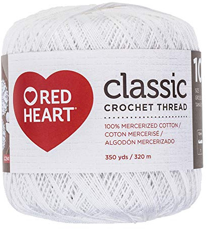 Coats Crochet Classic Crochet Thread, 10, White