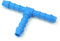 6mm 1/4 T PIECE TEFEN PLASTIC NYLON BARBED TUBING CONNECTOR EQUAL FUEL RUBBER PIPE JOINER HOSE INLINE REPAIR