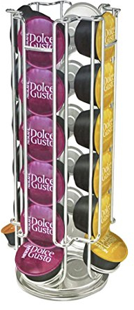 StormBrew Dolce Gusto 24 Coffee Pod Rotating Holder Rack, Capsule Stand