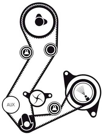 SKF VKMC 04107-3 Timing belt and water pump kit