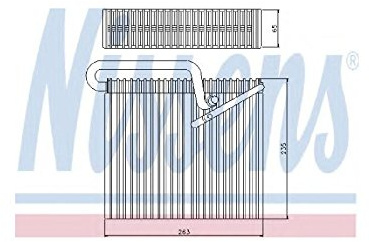 NISSENS 92190 Verdampfer Klimaanlage mit Rohrleitung