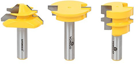 Yonico 15336 Jointing Router Bit Set, 3-Piece