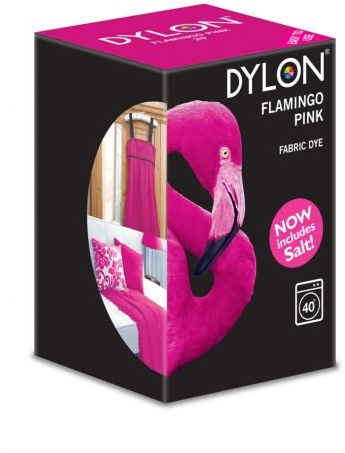 Dylon Farbstoffmaschine, 350 g, Flamingo, Salz inklusive