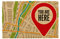 CKB LTD YOU ARE HERE Novelty DOORMAT Unique Doormats Front/Back Door Mats Made with a non-slip PVC backing - Natural coir - Indoor & Outdoor