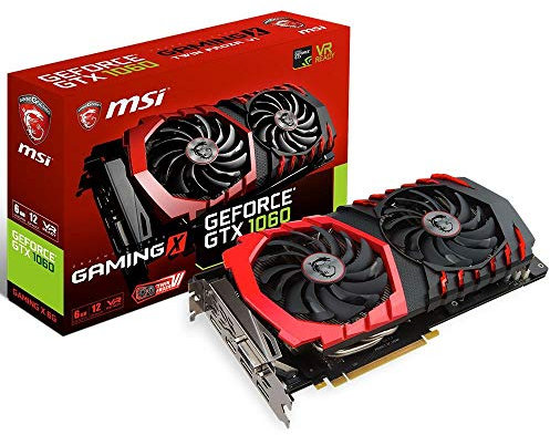 MSI Carte Graphique Nvidia GeForce GTX 1060 Gaming 3 Go 8100 MHz de mémoire 192 Bits GDDR5 PCI-Express 3 DVI/HDMI/DP Carte Graphique – Noir
