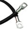 Negative Black Battery Earth Strap 760mm, 30 Inch Switch Starter Cable Car Flexi Lead