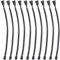 WMYCONGCONG 10 PCS 10 4 Pin Fan Extension Power Cable Connector Case Male to Female Extending Fan Cables Compatible with 4 Pin and 3 Pin PWM Fan