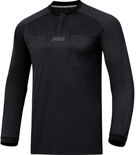 JAKO Schiedsrichter Trikot Langarm Schwarz, 3XL Herren