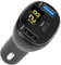 Adaptador de Cargador de Coche USB Universal, 5V / 2.4A QC3.0 Cargador de Coche de Carga rápida Dual USB Enchufe de Adaptador de Encendedor de Cigarrillos