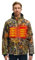 CONQUECO Men's Camo Heated Jacket Waterproof Hunting Hoodie Jacket with Battery Pack