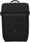 Johnny Urban Rucksack Damen & Herren Schwarz - Luca - Moderner Laptop Backpack für Uni Schule Arbeit - Flexible Front - Nachhaltig - Wasserabweisend