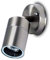 Kwazar Luminaire Wandlampe GU10 max 35W Außenwandleuchte Eingang Leuchte IP54 Schwenkbar Wandleuchte Terrasse LILI (Silber)