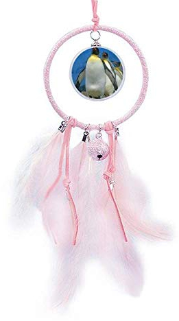 Beauty Gift Traumfänger mit Glöckchen, Motiv: viele antarktische Pinguine