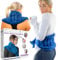 Microwave Heating Pad for Lower Back Pain Relief, Moist Heating Pad for Neck & Shoulders, Cramps, Microwavable Heating Pads 71 Ties, Heat Pack Warm Compress Heat Wrap, Flaxseed Rice Hot Bag (Blue)