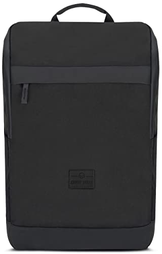 Johnny Urban Laptop Rucksack Damen & Herren Schwarz - Jasper - Business Backpack mit 16 Zoll Laptopfach - Aus Recyceltem PET - Wasserabweisend