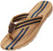 Tongs pour Hommes été Antidérapantes Plage Piscine Sandales Thongs Chaussures, Bleu Foncé, 42 EU