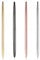 Molain Metall Kugelschreiber, Gold, 4 Stück, einziehbar schmal Kugelschreiber Metall Kugelschreiber Home School Office Supplies Geschenk für Business Office Studenten Lehrer