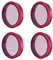 Filtro Professionale ND 8 16 32 64 Filtro for Lenti ND8 ND16 ND32 ND64 (Colour : ND 8 16 32 64)