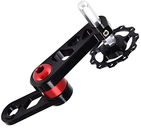 VGEBY Fahrrad Kettenspanner Fahrrad Kettenspanner Fahrrad Single Speed Einsteller Klappfahrrad Kettenstabilisator Schaltwerk Ketten Guide