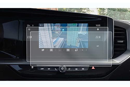 CDEFG Opel Astra L Grandland Mokka B Mokka-e 2022 Navigation Schutzfolie 4H Kratzfest 10 Zoll GPS Transparent Displayschutzfolie Auto Navi Folie Zubehör