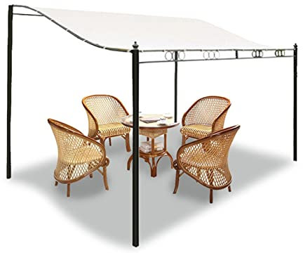 Voiles d'ombrage, 3x2,6m Rectangle Jardin en Toile pour Jardin, Plage, Pelouse, Arrière-Cour, Remplacement Toit Pergola, imperméable Voile d'ombrage Pare-Soleil