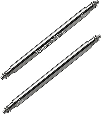 masar 30mm SLX178 Premium 1.78mm Federstege für uhrenarmband Uhren stifte federstifte Armbanduhr federstange Watch pin Spring bar uhrenstifte uhrenstege stege 1,78 mm 316L – 0,8 mm 2 Pcs 30 mm