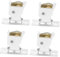4pcs Curtain Cord Lock Pulley Locks for Roman Shades Window Blinds Easy to Install Curtain Accessories
