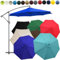 CANYUE Sonnenschirm Ersatzbezug, 3m 8 Streben/6 Streben, Sonnenschirmtuch Ersatz Uv Schutz 30 Stabil Strand Terrasse Garten Sonnenschirm Ersatzteile (3m / 8 Streben,2 Topped - Beige)