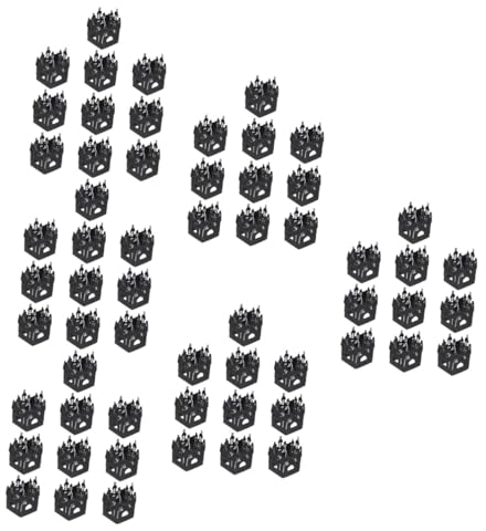 Alipis 120 STK Halloween Lampenschirme aus Papier Halloween atmosphäre Halloween Dekoration Papierdekorationen Einhornrahmen für Fotos Schwarze Kerzen Teelichter Kerzen Kerzenverpackung