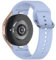 Miimall Ersatzarmbänder Kompatibel mit Samsung Galaxy Watch 7/Watch 7 LTE 40MM44MM Armband, Uhrenarmband,Elastisch, Langlebig,Weiches Silikon Armband für Galaxy Watch7 Damen und Herren,Icy Blue